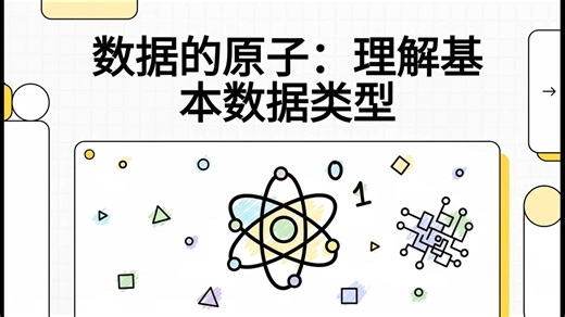 数据的原子：理解基本数据类型