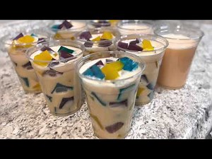 Gelatina en vasos 2 ingredientes