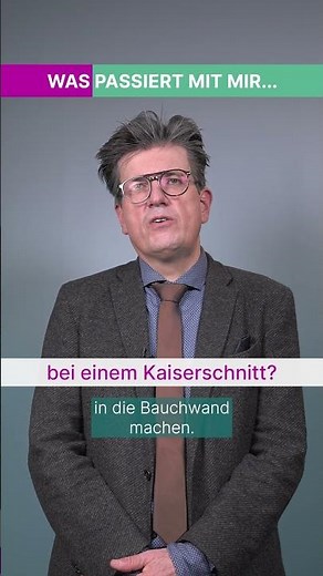 Was passiert mit mir bei einem Kaiserschnitt? | Asklepios #shorts