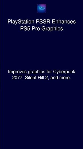 PlayStation PSSR Enhances PS5 Pro Graphics