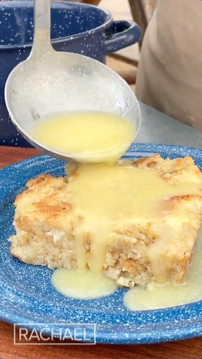 Cowboy Kent Rollins turns hamburger buns into the best bread pudding on the range! | Rachael Ray Show