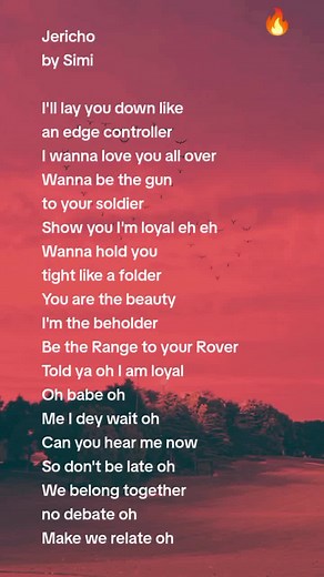 Simi - Jericho | Song Lyrics | Nostalgic Music Video