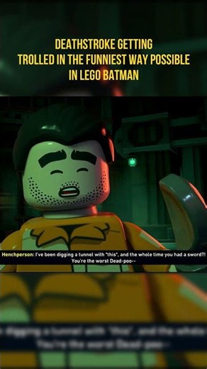 Batman Trolling Deathstroke in LEGO Batman Legacy of the Dark Knight! #shortsfeed