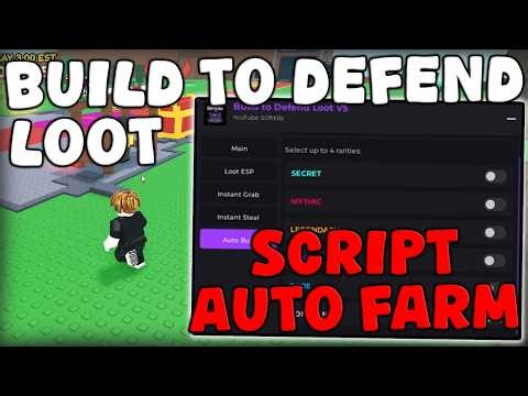 [🔥UPDATE 4] Roblox Build To Defend Loot Script Auto Farm & Instant Collect Pastebin 2026