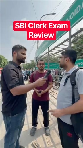SBI Clerk Exam Review 🤩 #sbi #sbiclerk #shortsfeed