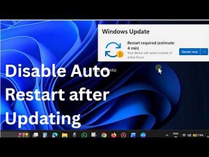 Stop Windows 11 from Automatic Restarting After Updates (2026 Guide)