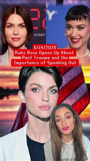 Ruby Rose Opens Up About Past Trauma and the Importance of Speaking Out 💔 #SurvivorStories #MentalHealth #Empowerment #WomenSupportingWomen #fyp #stephwithdadeets #greenscreen #katyperry #breakingnews #UnitedStates #allegations #rubyrose #USA #celebritynews