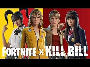 Fortnite - Kill Bill Skins/Boss/Emotes Showcase