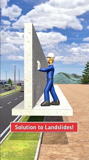 How Engineers Stop Landslides!. #Landslide #Engineering #CivilEngineering #SmartEngineering #fact