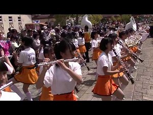 京都橘高等学校 吹奏楽部 (フルート&クラリネット Flute&Clarinet ) ブルーメンパレード 2016