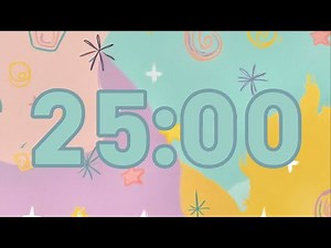 25 Minute Timer with Relaxing LoFi Music |