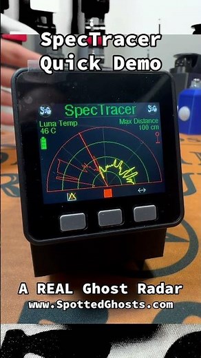 SpecTracer - A REAL Ghost Radar #spottedghosts #spectracer #ghost #radar #paranormal #equipment