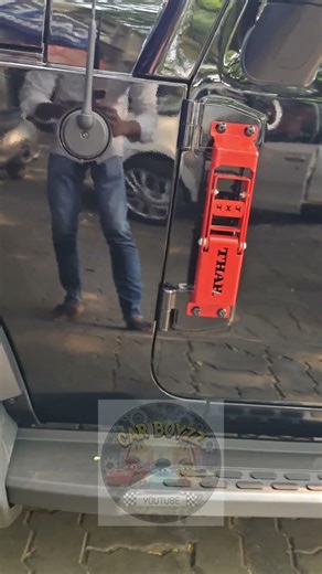 Thar ROXX Defender Side Box & Ladder Door Hinge Step installation #viral #trending#ytshorts#shorts