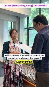 Rapidfire on Parliamentary Motions | Polity | UPSC | APPSC | TGPSC | LTX IAS | Vizag |