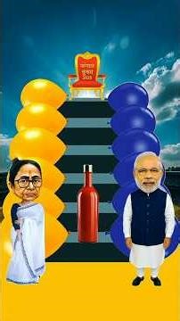 Modi vs Mamata Didi Fighting 🔥💪 Powerful Leader Challenge #shorts​ #viral​ #mamata​ #modi​