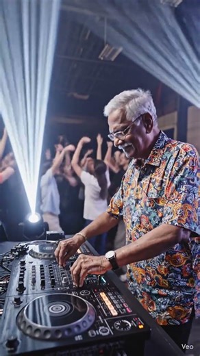 Grandpa's DJ at a rave party #dreamscreenai #shortvideo #motivation