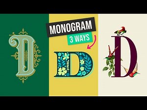 How To Make Personalized Monogram Designs For Etsy Products & More