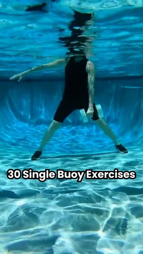 💦Join Jenni Lynn next week and get ready to S’WET with some of her favorite single buoy exercises. #aquafitness #poolworkout | Fitmotivation