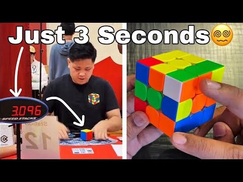 World's Fastest Rubik's Cube Solve – Max Park Sets 3.13-Second Record