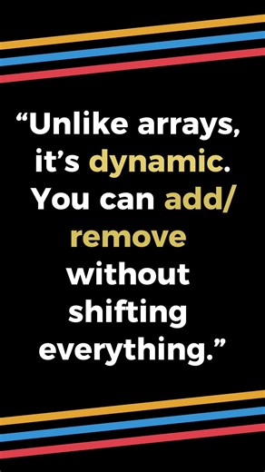 Linked List Explained in 30 Seconds 💻 | Computer Science for Beginners | #shorts