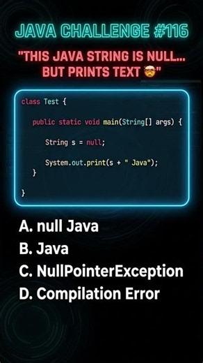 Java Prints NULL Instead of Crashing 🤯