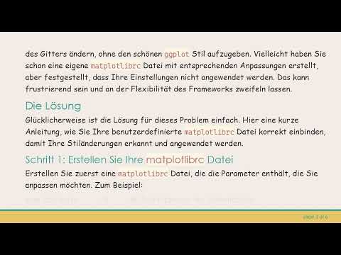 Überschreiben von matplotlib Stilparametern mit einer matplotlibrc Datei