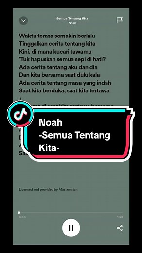 Noah #semuatentangkita #noah #spotifyplaylist #spotify #music #lyrics #musixmatch #fypシ #fyp