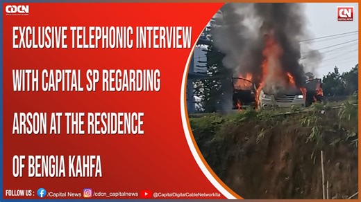 Exclusive Telephonic Interview With Capital SP Regarding Arson At The Residence Of Bengia Kahfa. An exclusive telephonic interview with Itanagar Capital SP Rohit Rajbir Singh was convened today regarding the recent case of arson that took place at the residence of Bengia Kahfa, a PPA MLA candidate from the 21st Koloriang Constituency. The incident occured yesterday at PPA office cum residence of Kahfa Bengia in Mowb-II, Itanagar. Speaking with Capital News reporter Bamin Rinyo, Capital SP Rohit 