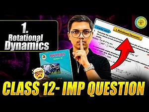 📝😍Rotational Dynamics Most IMP Question Class 12th | 2027 Board Exam Special Question #class12th