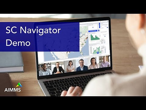 AIMMS SC Navigator - Network Design Application Demo
