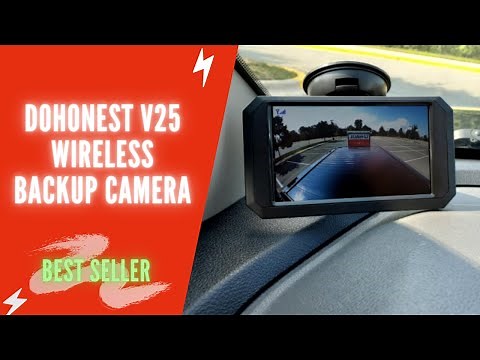 DoHonest V25 Wireless Backup Camera HD 1080P Review & Instructions 2021 | DoHonest Dash Cam Test