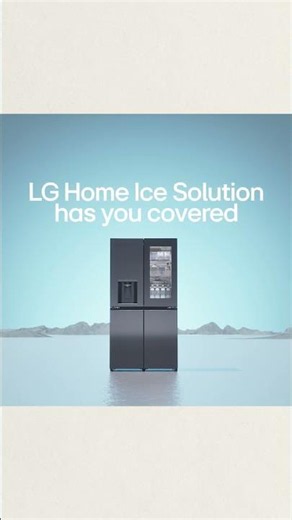 LG Home Ice Solution | Automatic Ice Maker Demo for Easy Everyday Refreshment