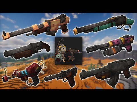 Minecraft Scorched Guns 2 Mod - All Guns Showcase | v0.5.5 | By Ribs498