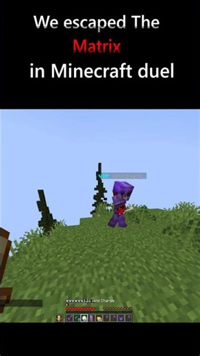 We escaped Matrix #minecraft #macepvp #shortfeed
