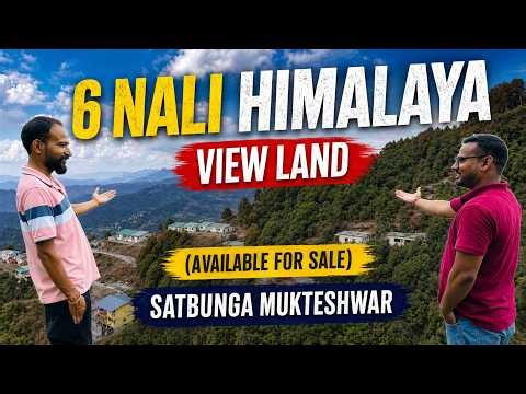 High Altitude 6 Nali Land In Satbunga Mukteshwar (Nainital), Perfect For Multi Unit Wooden Cottages
