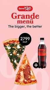  Grande Menü – Dupla íz, teljes frissesség!  Két ínycsiklandó pizzaszelet + egy üdítő!磻 Tökéletes választás gyors harapnivalónak. Próbáld ki még ma!  Grande Menu – Double Flavor, Ultimate Freshness!  Two delicious pizza slices + a refreshing drink! 磻 The perfect choice for a quick bite. Try it today! | Pizza Me | Facebook