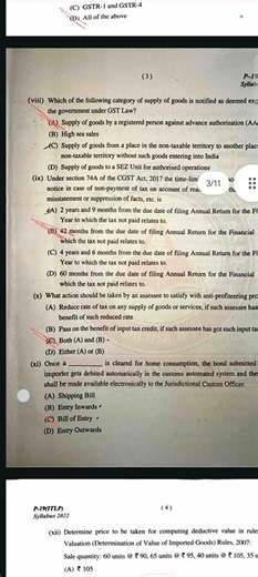 CMA Final Paper 19 Indirect Tax Full Solutions | June 2026 Exam | Complete Question Paper Discussion