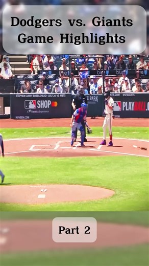 Dodgers vs Giants Game Highlights Recap