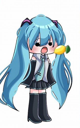 Hatsune Miku eats a lemon and dies