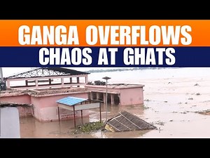 Ganga River Floods Cremation Grounds in Patna | Water Levels Rising Alarmingly | News9