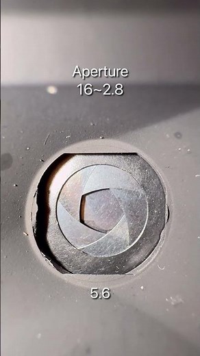 How does the aperture of a camera lens work #aperture #filmcamera #lens #film