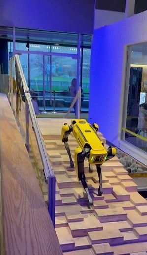 Boston dynamics - Robot Dog at Museum of science