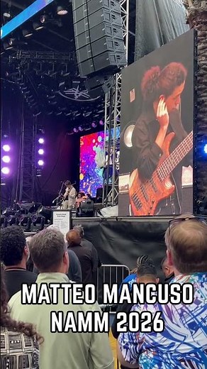 MATTEO MANCUSO Live Play NAMM 2026 pt2 Melodic and Shred #matteomancuso #melodicguitar #shredguitar