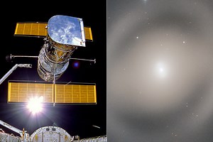 Hubble Space Telescope Captures Ghost-Like Lenticular Galaxy NGC 6684