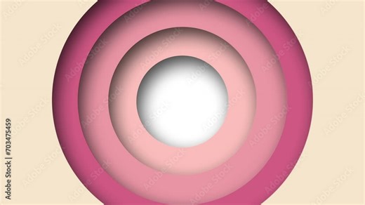 Video, motion graphics, intro footage, backgrounds, animated pink circles and white circles to place intro text.