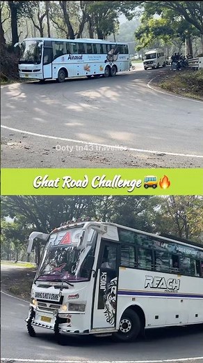 Unbelievable Turn 😱 KSRTC Airavat & Private Bus Perfect Uturn in Ghat Road