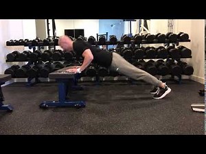 Hands Elevated Plyo Push Up
