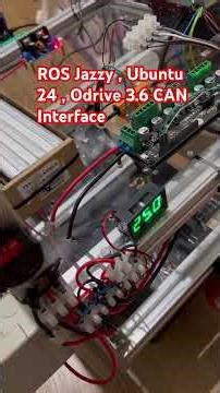 Raspberry pi 5 & CAN interface Odrive 3.6 ROS2_Control hardware interface