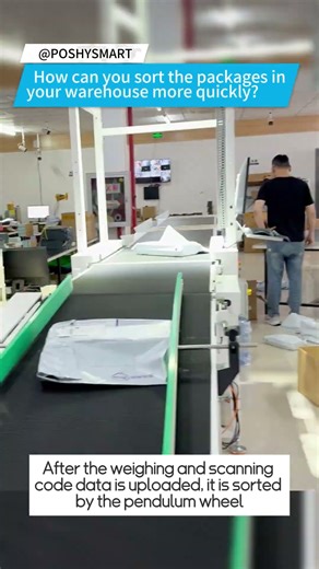 How can you sort the packages in your warehouse more quickly?