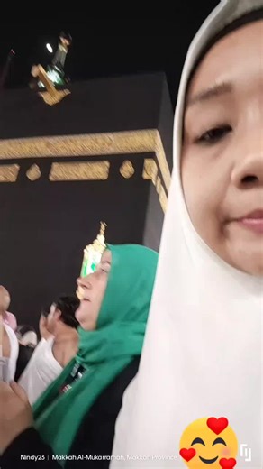 Hajj Pilgrimage Procession at the Kaaba in Mecca